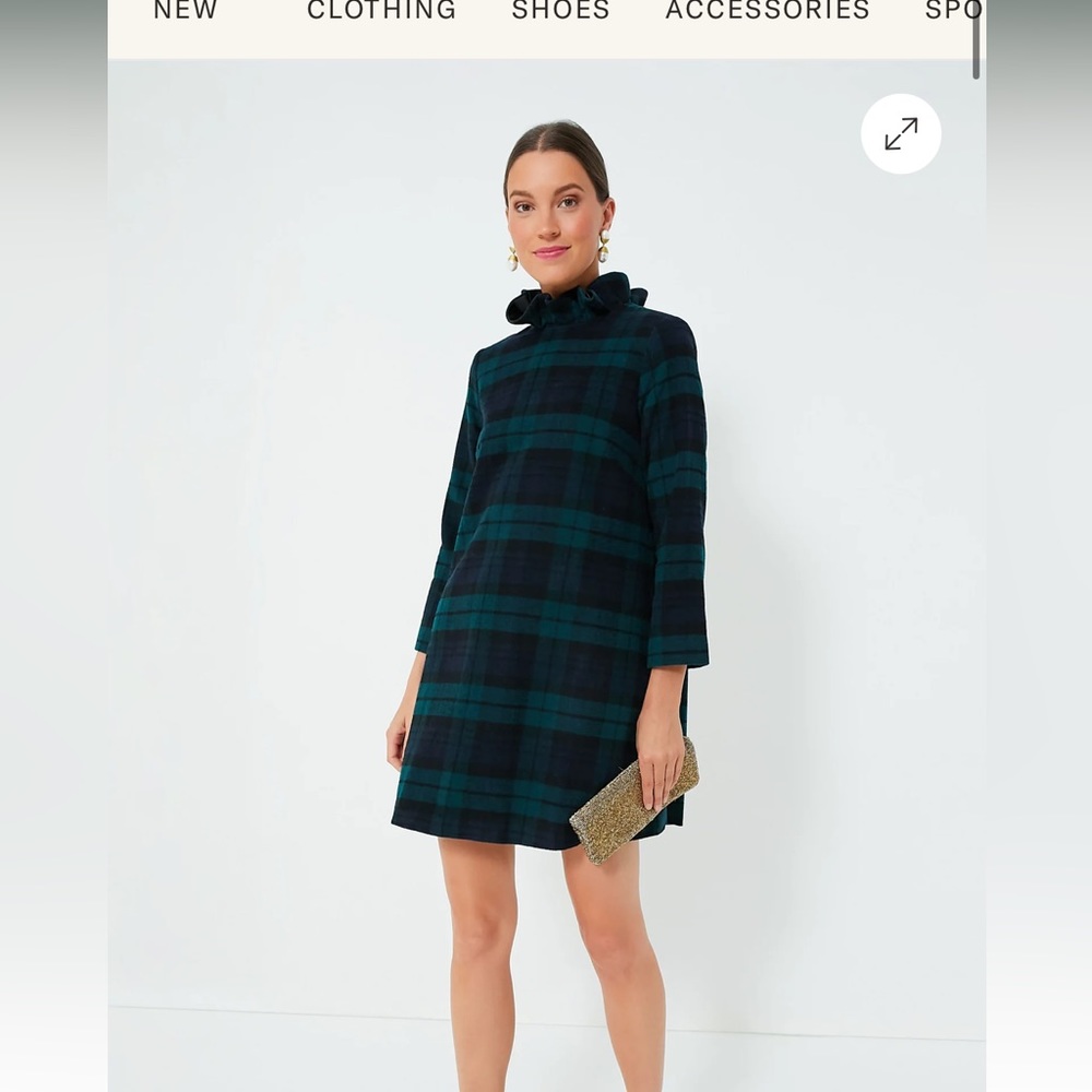 Tuckernuck Blackwatch Plaid mini dress